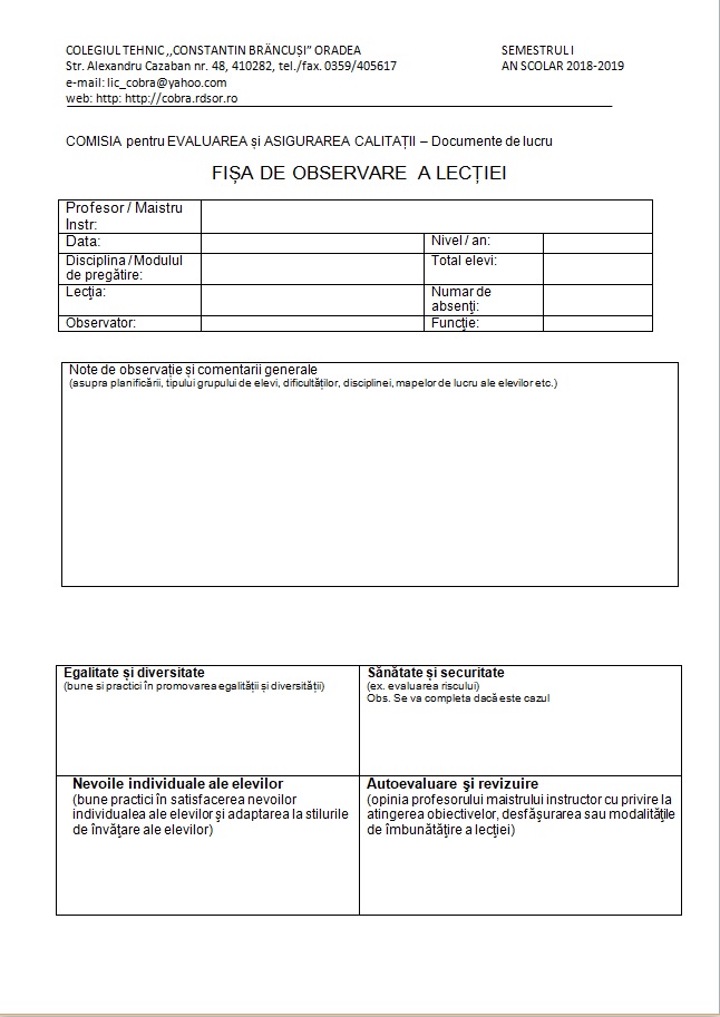 Reproducerea si analizarea unei fi?e
