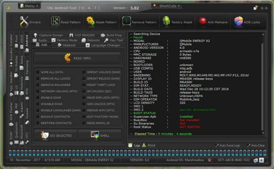 TOOL FLASHER ALL ANDROID TOOL 2018 WITHOUT BOX FLASH