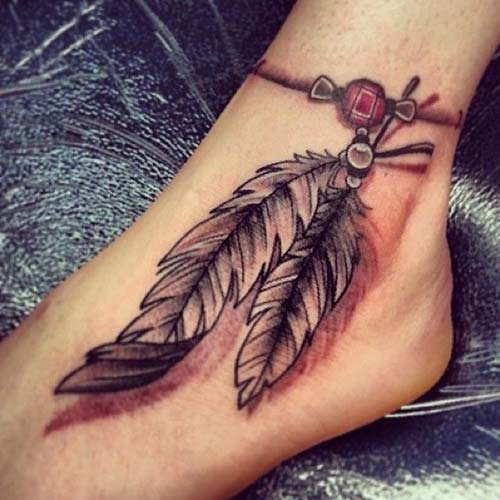 ankle feather tattoo halhal tüy ayak bileği dövmesi ankle feather tattoo halhal tüy ayak bileği dövmesi