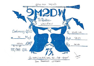 9m2dw2 Vintage QSL Cards From Malaya
