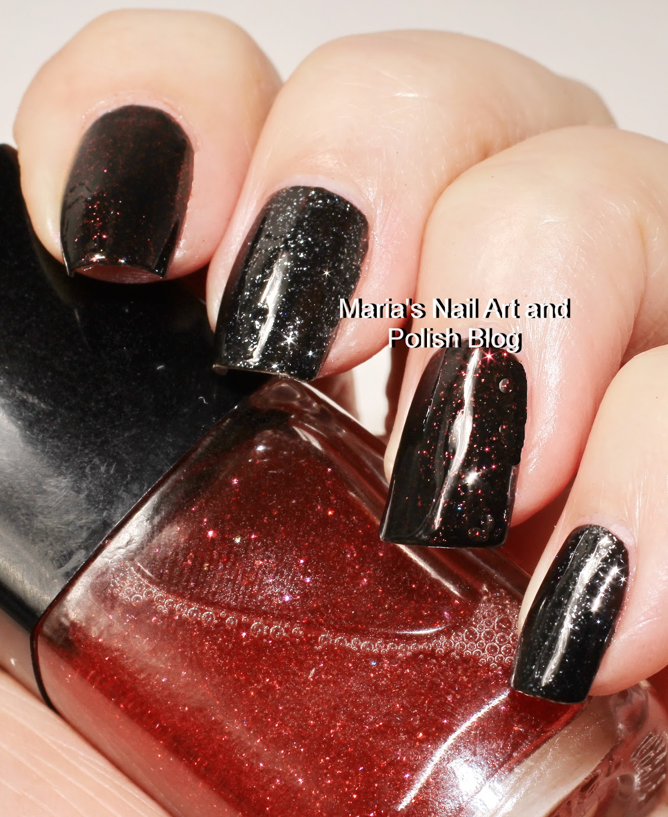 black #nails #matte #classic #chanel #quilt #pattern #design #gems