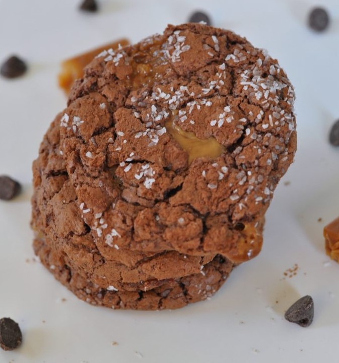 Christmas cookies Chocolate Salted Caramel Cookies