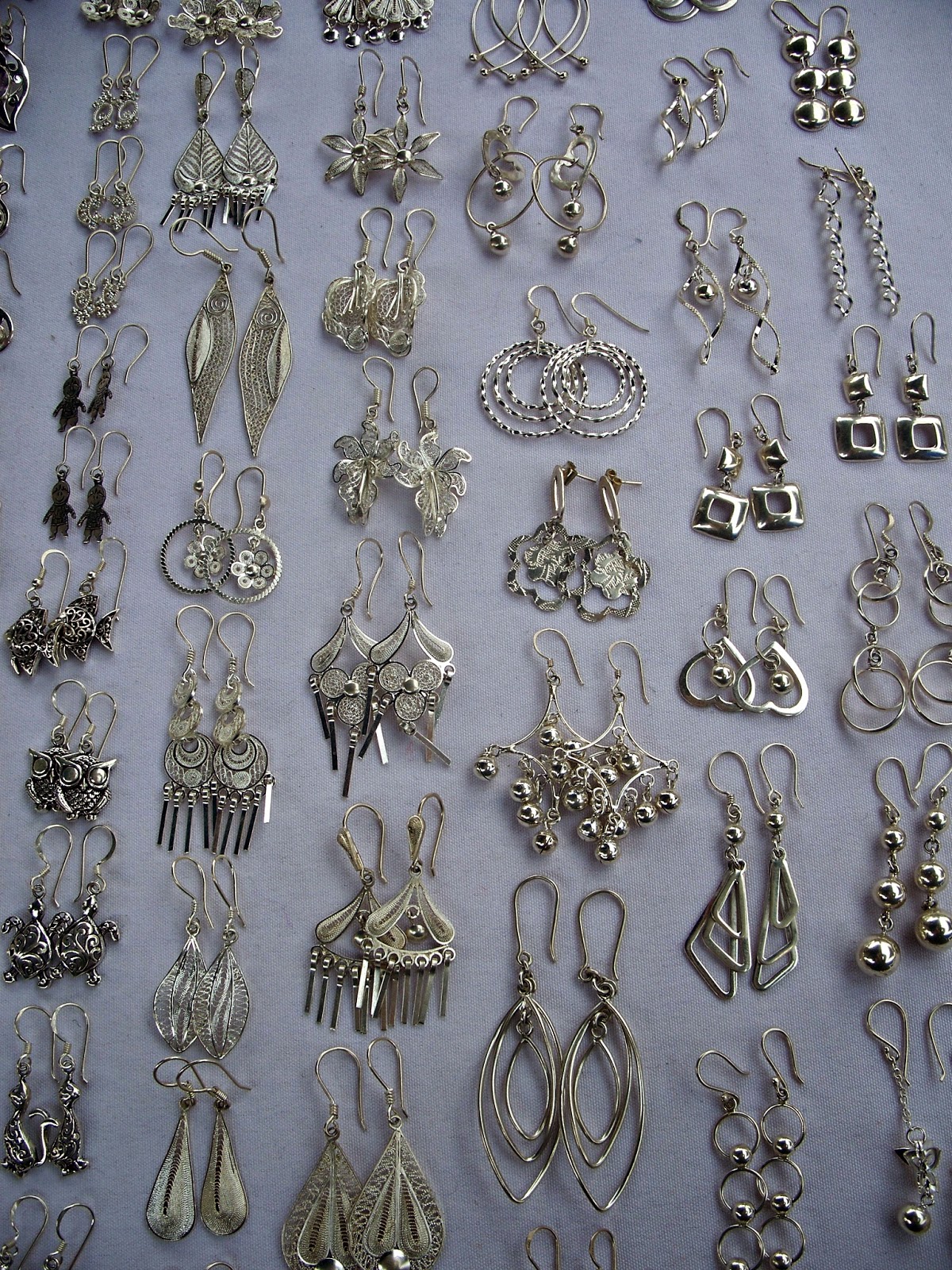 Otavalo Market Jewelry Genuine Silver Earrings