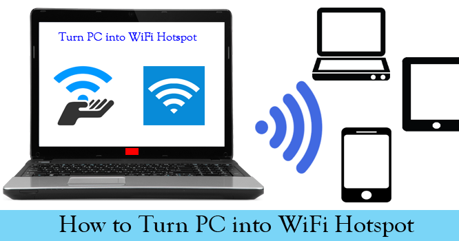 HOW TO USE YOUR LAPTOP/PC AS Wi-Fi HOTSPOT ? - TECHPHLIE