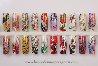 20 ideas gratis sobre decoración en uñas de acrílico