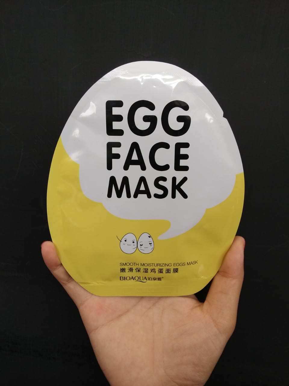 Download Honest Review Bioaqua Egg Face Mask PSD Mockup Templates