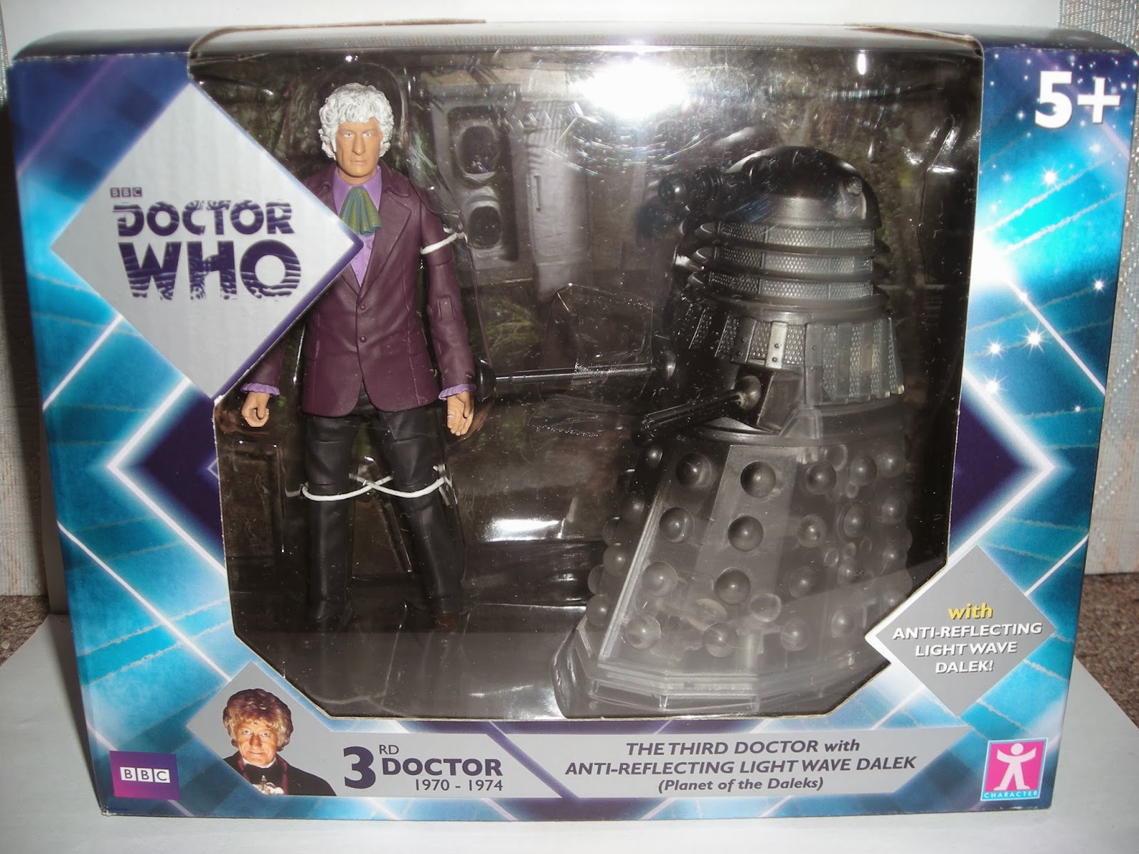 Standard fare Doctor Who packaging