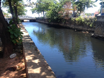 Água parada no Rio Lucaia no trecho da Rua do Canal é ameaça à saúde dos moradores Água parada no Rio Lucaia no trecho da Rua do Canal é ameaça à saúde dos moradores