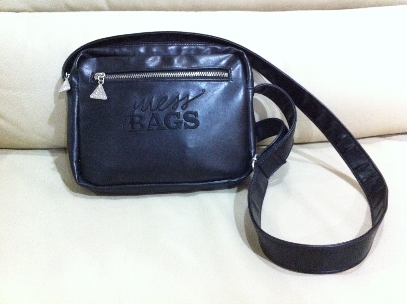 guess sling bag orange