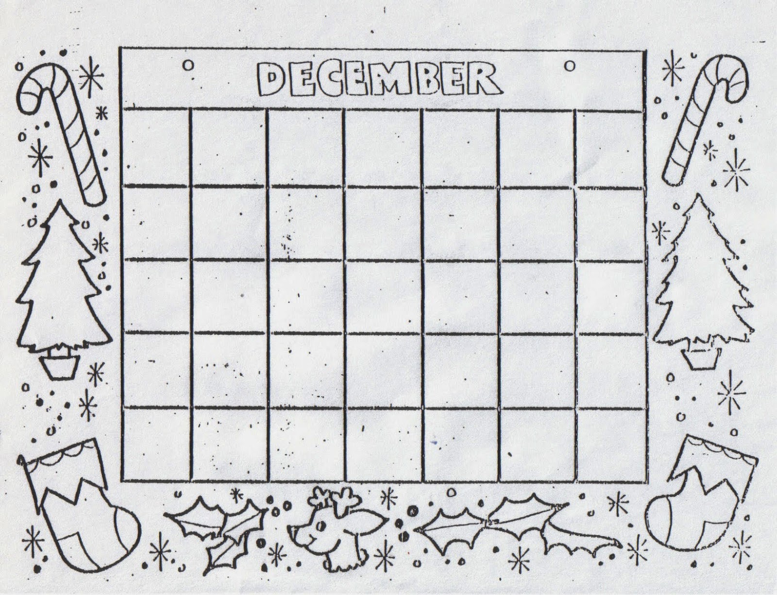 Kat's Almost Purrfect Home Free Blank Calendars to Color and Fill in