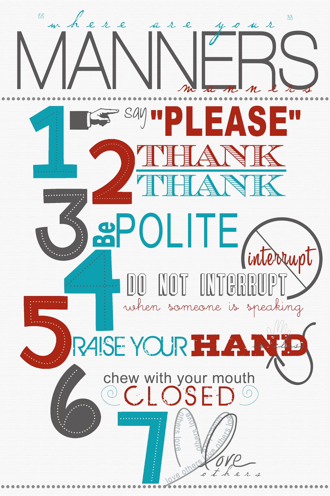 clip art on good manners - photo #27