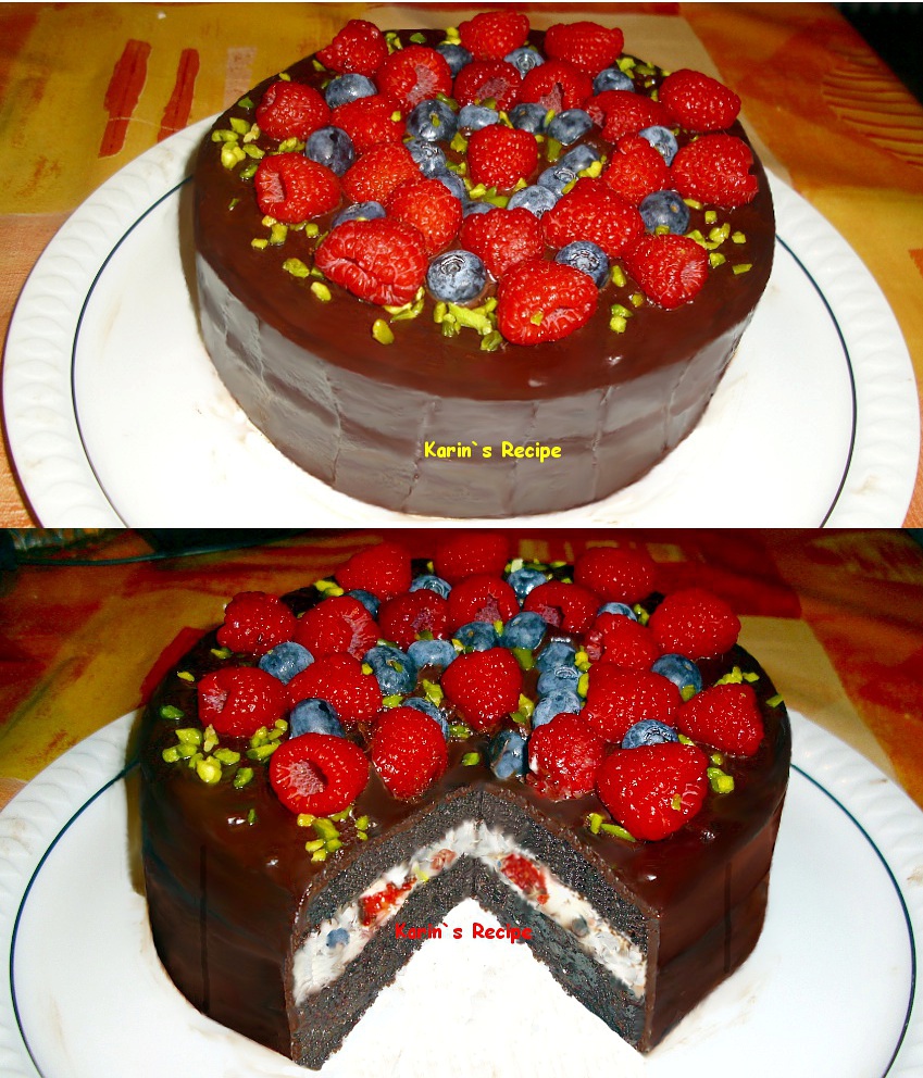 Karin s Recipe Cake Coklat  Tanpa Terigu Dengan Krim Kocok 