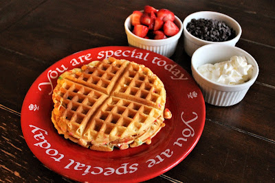 Celebrate your family's next birthday by starting the tradition of having birthday waffles!