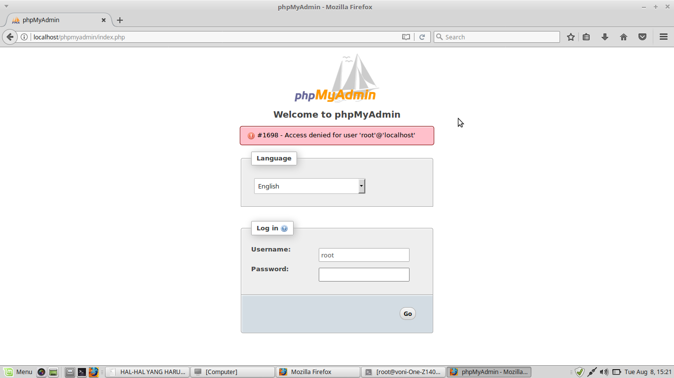 Localhost using password no. PHPMYADMIN. PHPMYADMIN root password. Пхп май админ. PHPMYADMIN запуск.