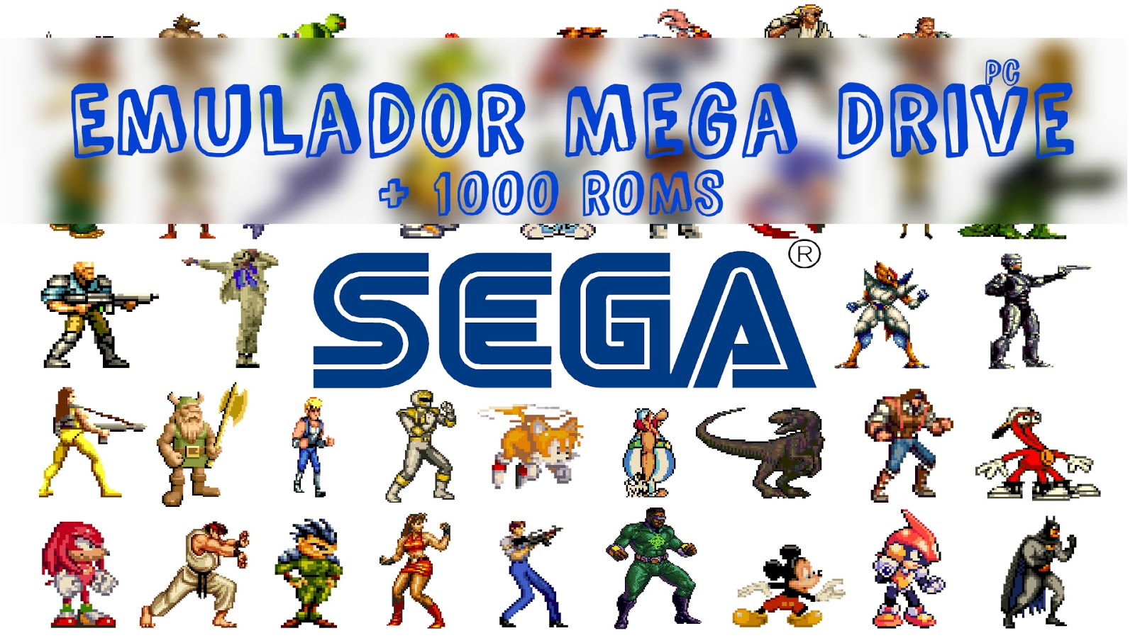 [ Emulador ] Mega Drive + 1000 Roms ( Jogos ) Para Jogar Gratis PT-BR ...