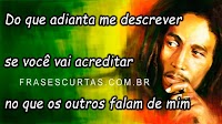 Bob Marley, Frases de Reflexão de Bob Marley