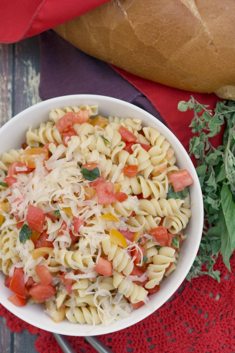 Fusilli w/ Raw Tomato Sauce The Sweet Life All Roads Lead to the