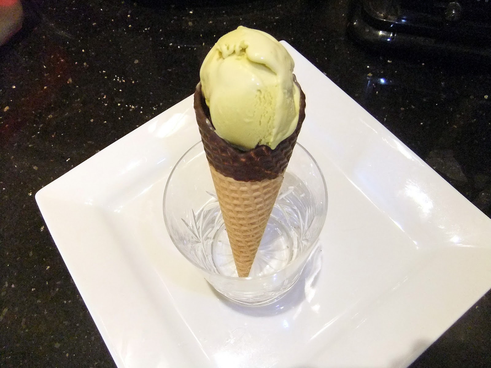 "So what are you going to do with your 200 cookbooks?" Gianduja Gelato