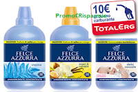 Felce Azzurra ti regala buoni carburante da 10 euro Logo Felce Azzurra ti regala buoni carburante da 10 euro