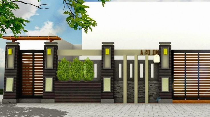 Contoh Pagar Rumah Minimalis Multi Fungsi Yang Belum Diketahui  Rumah