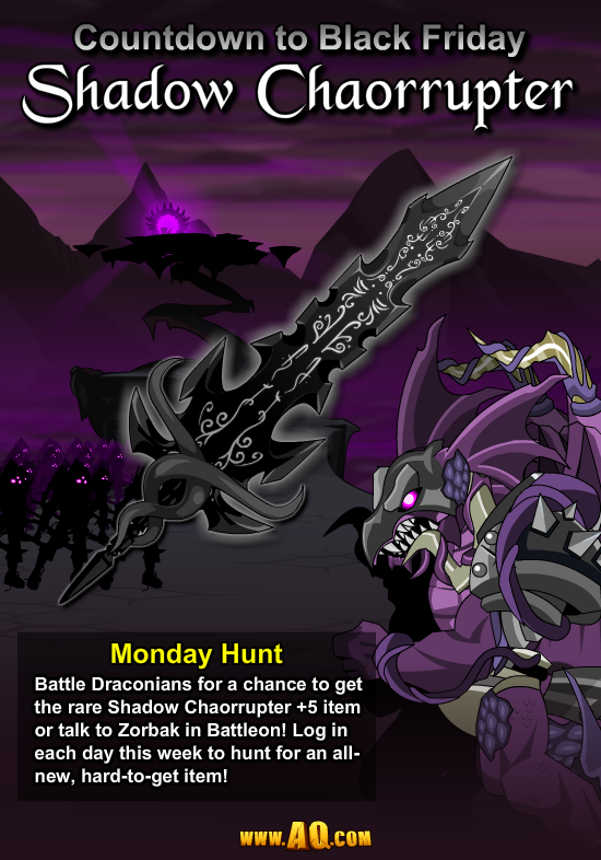 How to Get Shadow Chaorrupter +5? AQW Information
