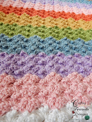 Peaked Shell crochet pattern