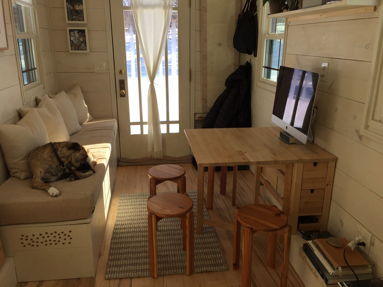 Boiserie & c.: 20 mq di casa: naturalezza quasi shabby Mini appartamenti shabby