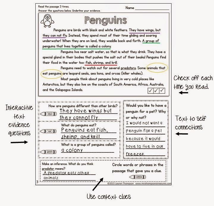 https://www.teacherspayteachers.com/Product/FREE-Text-Evidence-Inferencing-Reading-Passage-1597311