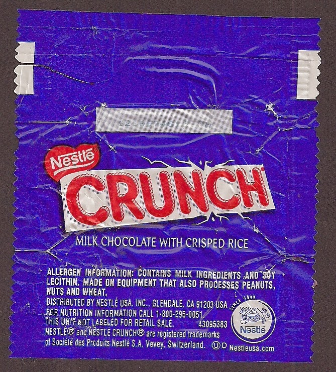 Crunch Wrapper Nestlé Chocolate Wrappers!: Crunch (mini)