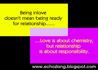 Love is about chemistry, but relationship is responsibility - Love Quotes Collection