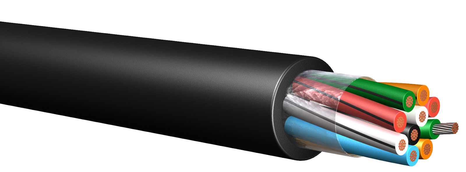 Control Cable For Controlling And Functioning Of An Equipment, And