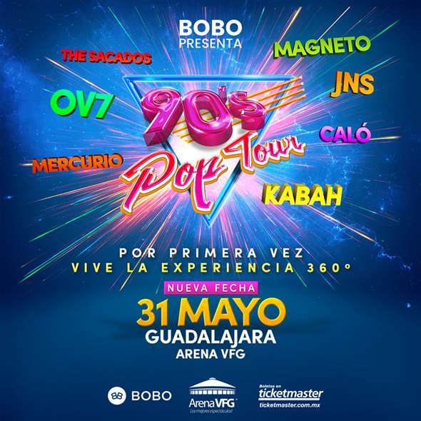 90s pop tour guadalajara 2022
