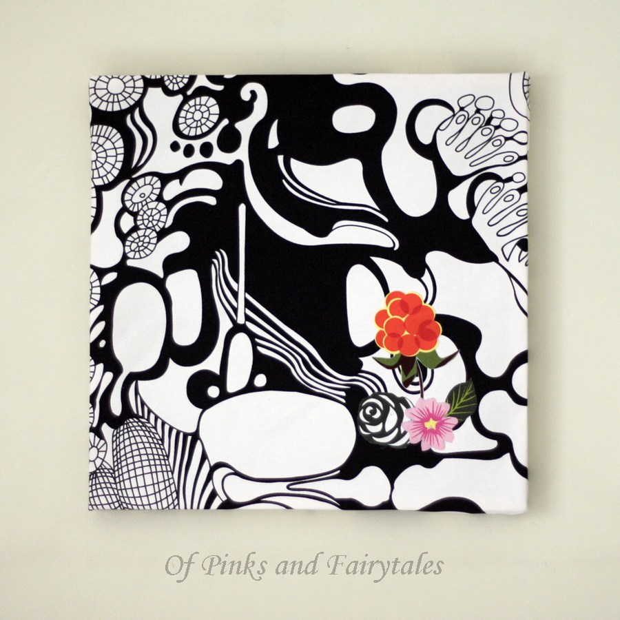 Of Pinks and Fairy Tales Wall Makeover and Easy Fabric Wall Art