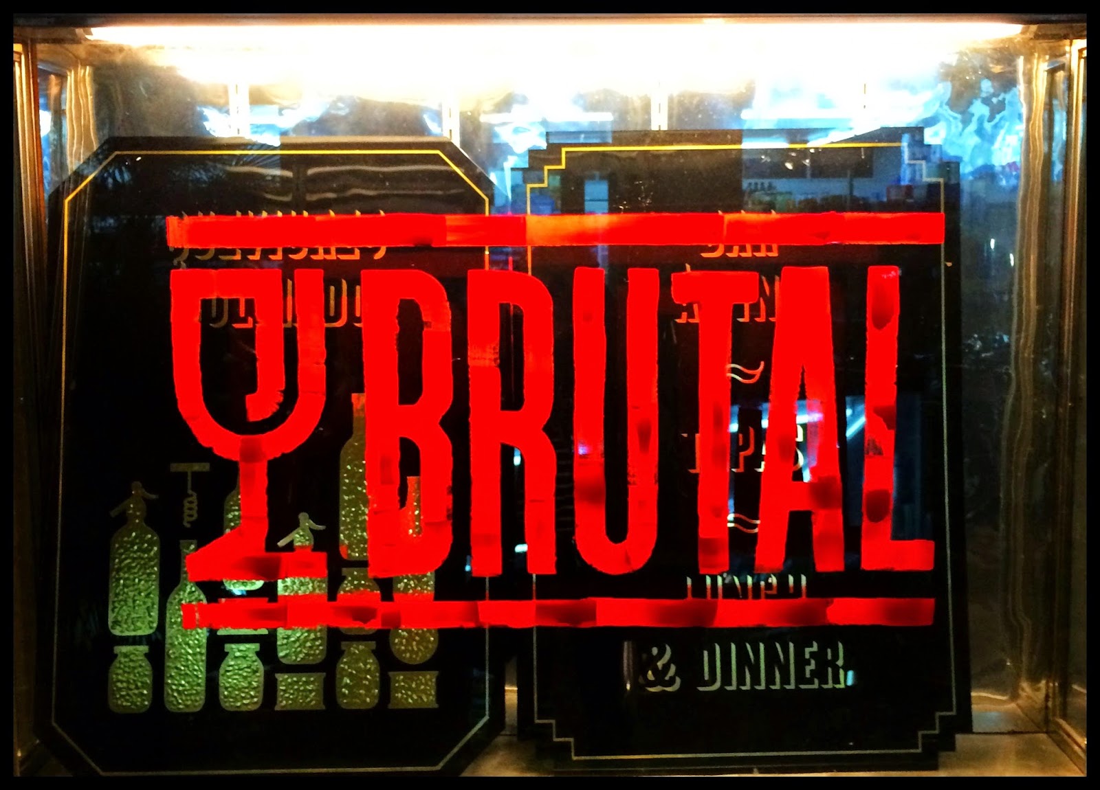 Barcelona Besottedbecause of the organic winebar, Bar Brutal....