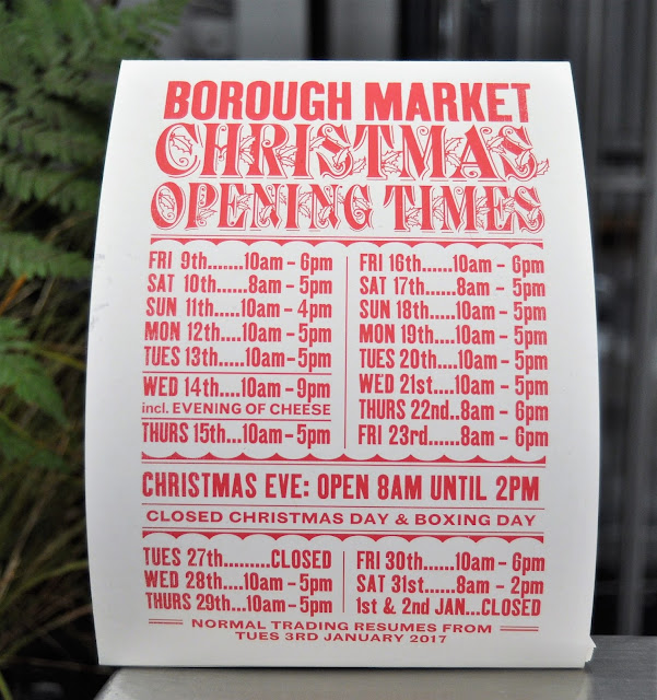 Christmas Days Out - London's Foodie Borough Market, photo by modern bric a brac
