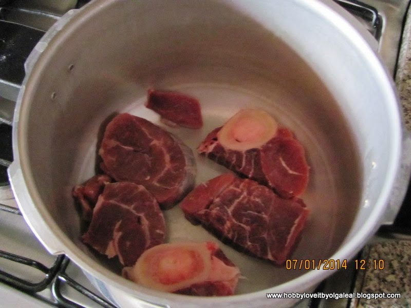 HOBBY LOVE IT by Olga Leal CALDO DE RES EN OLLA EXPRESS