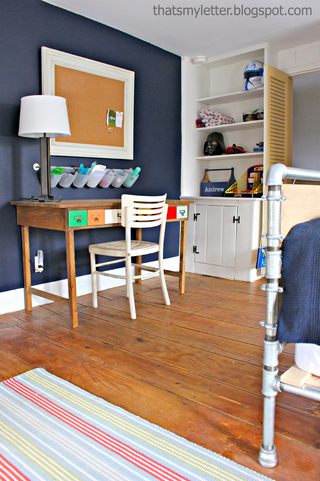 That's My Letter Boy's Bedroom Makeover