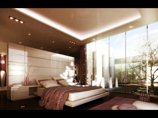 Contoh kamar tidur mewah dan nyaman dengan interior modern Contoh kamar tidur mewah dan nyaman dengan interior modern