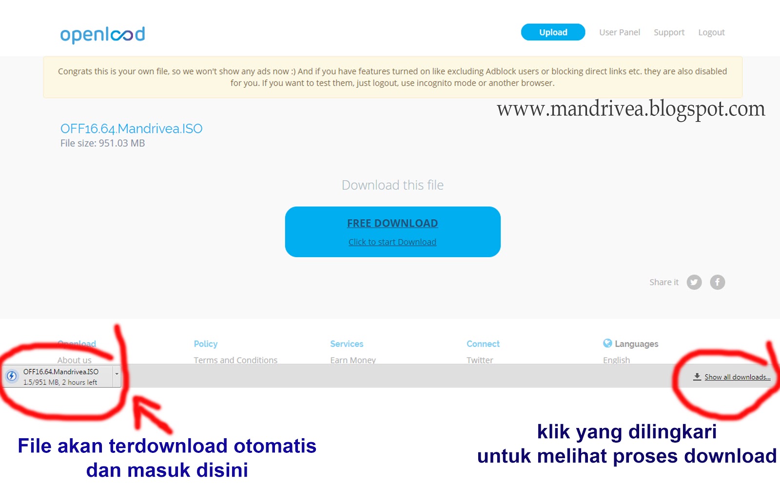 CARA MUDAH DOWNLOAD DI SERVER OPENLOAD | Interaksi Pendidikan