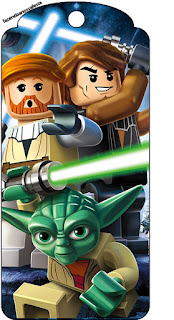 Star Wars Lego: Imprimibles Gratis para tus Fiestas. Para marcapáginas de Star Wars Lego.