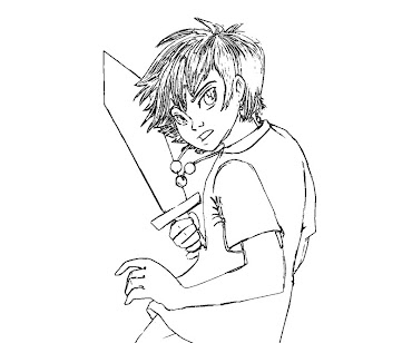 #6 Percy Jackson Coloring Page