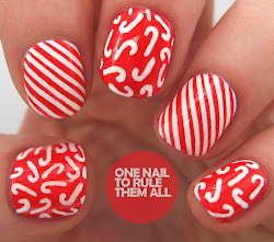 candy nail cane christmas designs canes tutorial stickers thursday nails trends simple them lovely base bright rule barry candycanes paint