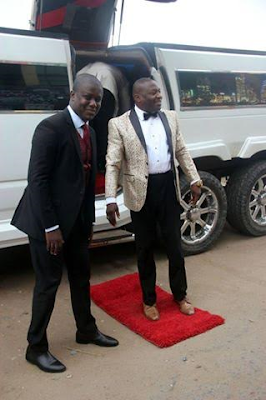 Photos: Lagos Pastor, Tom Samson Attends Award Show In His Hummer Limo