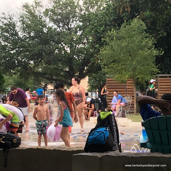 splash pad at Hemisfair in San Antonio, Texas splash pad at Hemisfair in San Antonio, Texas
