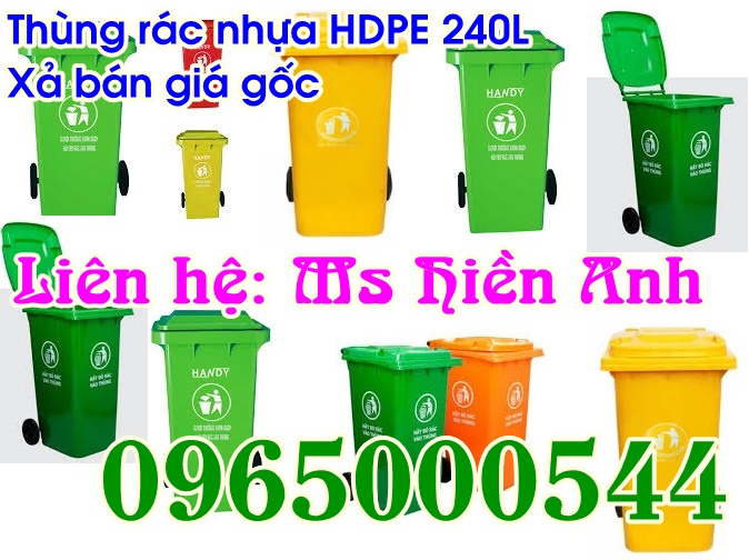Thùng rác nhựa HDPE bán giá gốc
