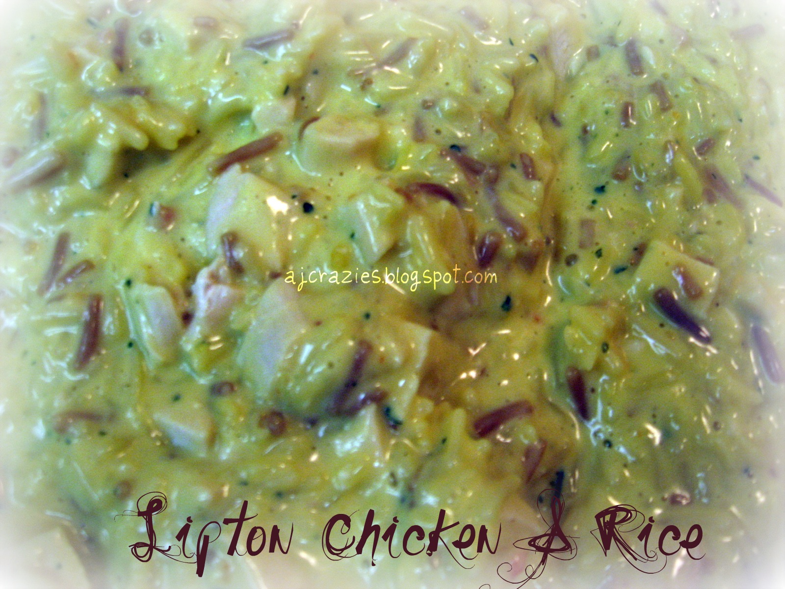 AJcrazies by AJK Lipton Chicken & Rice Recipe