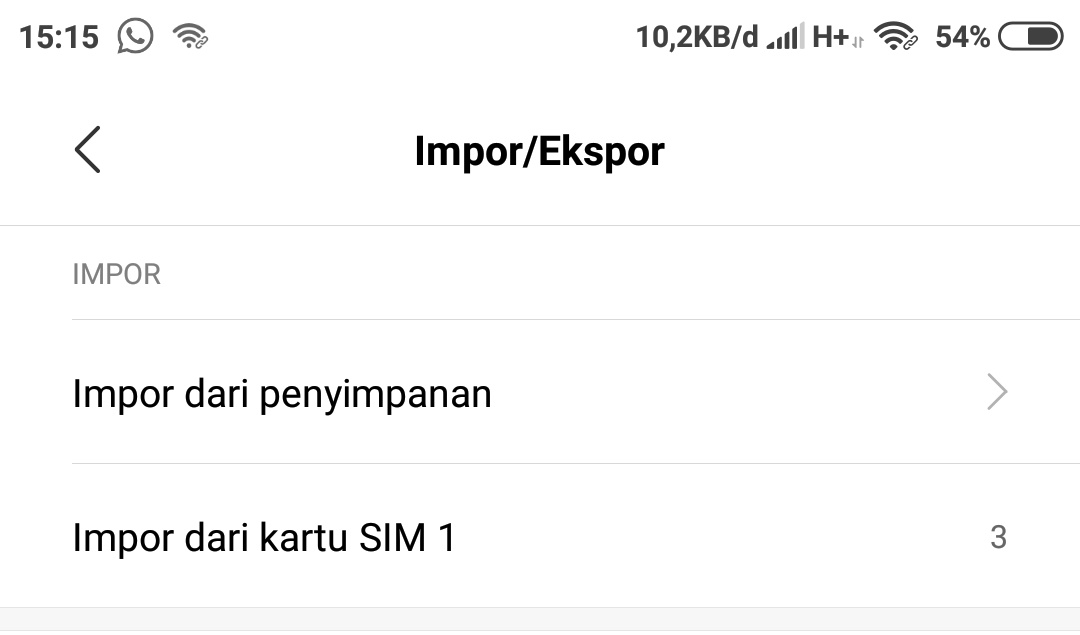 Cara Memindahkan atau Menyalin Kontak Dari Hp Xiomi Ke Akun Gmail