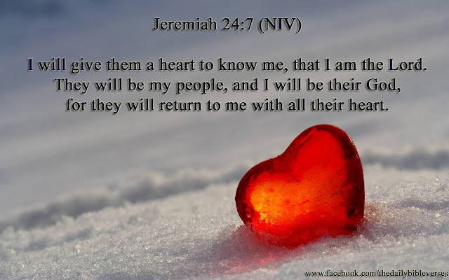 Daily Bible Verses: Jeremiah 24:7