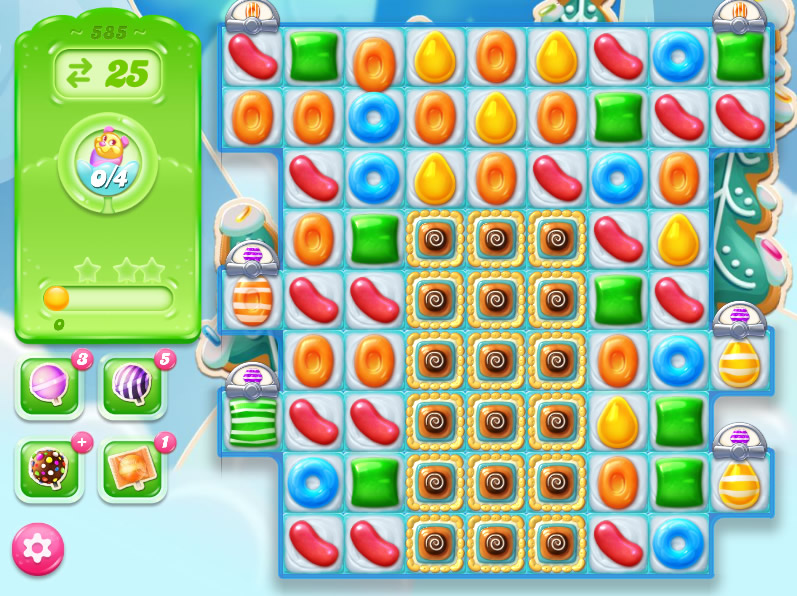 Candy Crush Jelly Saga level 585 Candy Crush Jelly Saga level 585