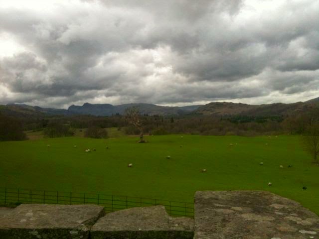 Langdales from Wray Castle